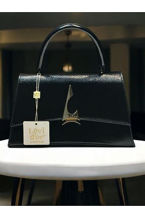 کیف دوشی مشکی زنانه چرم مصنوعی Levidor - کد 849308259