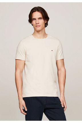 تیشرت بژ مردانه رگولار Tommy Hilfiger - کد 849319213