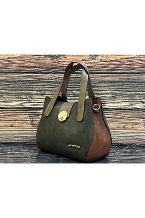 کیف دوشی خاکی زنانه چرم مصنوعی LUIS VICTORIA - کد 849335693