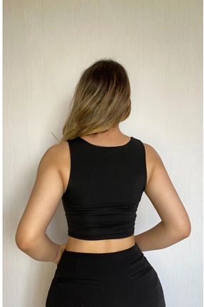 بلوز مشکی زنانه ساده CHOKOSH BUTİK - کد 849358368