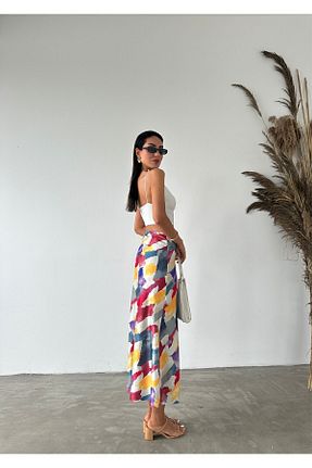 دامن صورتی زنانه ساتن Fiori - کد 825496936