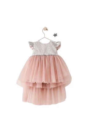 لباس صورتی بچه گانه بافتنی Mini Chics - کد 772104778