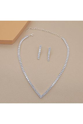 ست جواهر زنانه روکش نقره muptejewelry - کد 736996522