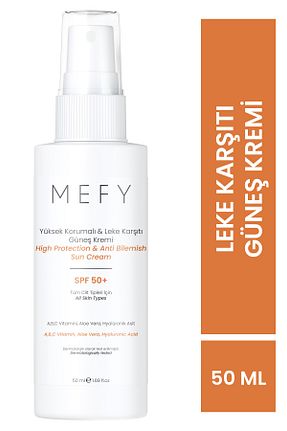 کرم ضد آفتاب صورت SPF 50 + Mefy - کد 848130818