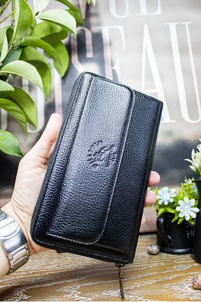 کیف دستی مشکی زنانه چرم خالص willpolo - کد 158742357