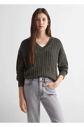 شلوار جین سرمه ای زنانه رگولار MANGO Teen - کد 787876300
