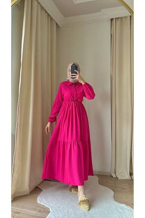 لباس حجاب صورتی زنانه Relaxed PARQAURA - کد 836242843