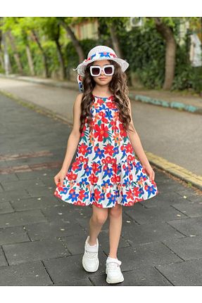 لباس قرمز زنانه بافتنی DUDOR KİDS - کد 736210591