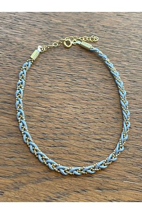 خلخال نقره آبی زنانه emy by emel luxury silver jewelry - کد 849247177