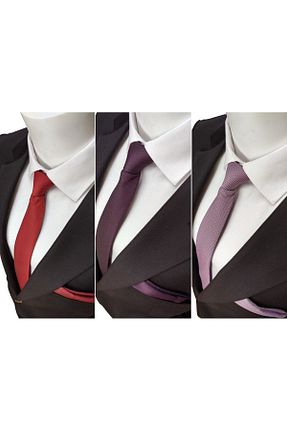 کراوات قرمز مردانه میکروفیبر Elegante Cravatte - کد 212617412