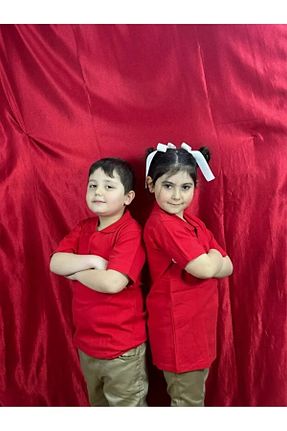 تیشرت قرمز بچه گانه رگولار Nacar - کد 849304149