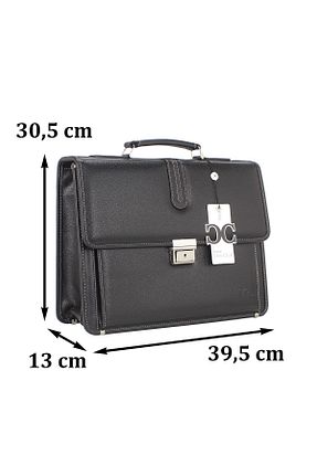 کیف دستی مشکی مردانه ابعاد بزرگ Case Club - کد 655208241