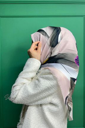 دستمال گردن رنگی زنانه مخلوط پلی استر ValensTREND - کد 848833037