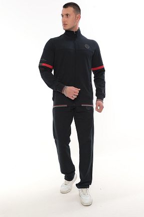ست کرمکن اسپرت سرمه ای مردانه پنبه پلی استر SOCCER - کد 660372164