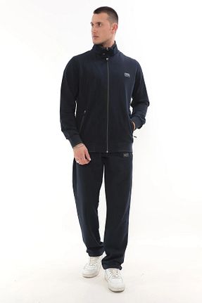 ست بالاتنه و پائین تنه مشکی مردانه بافتنی SOCCER - کد 658969958