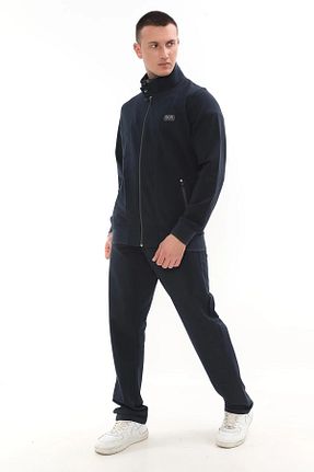 ست بالاتنه و پائین تنه مشکی مردانه بافتنی SOCCER - کد 658969958