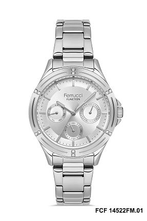 ساعت مچی طوسی مردانه 36-40 میلی متر Ferrucci - کد 849202290