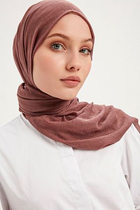 روسری صورتی پلی استر Saless - کد 407067759