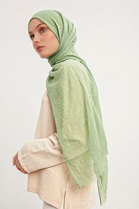 روسری سبز پلی استر Saless - کد 407047966