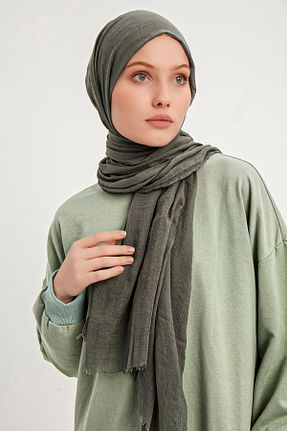 روسری طوسی پلی استر Saless - کد 407066086