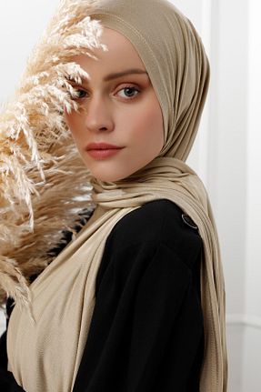 روسری طوسی پنبه ای Saless - کد 49514581