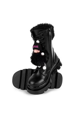 بوت / نیم بوت مشکی بچه گانه چرم مصنوعی FootLux - کد 849223959