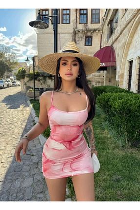 لباس صورتی زنانه بافتنی joshua - کد 822431847