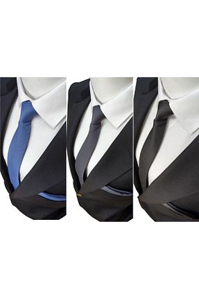 کراوات آبی مردانه میکروفیبر Elegante Cravatte - کد 212628497