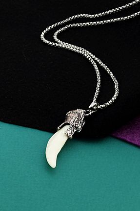 گردنبند استیل ( فولاد ) متالیک مردانه استیل (فولاد) Jorg Zenn - کد 286137153