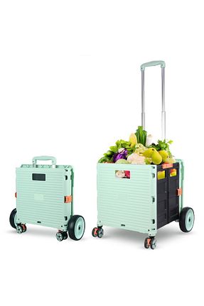کیف و سبد چرخدار خرید فیروزه ای BALATLI - کد 849296664