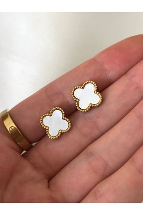 گوشواره استیل (فولاد) طلائی زنانه استیل ضد زنگ Opia JEWELRY - کد 323073910
