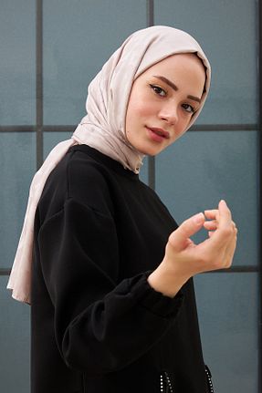 شال صورتی زنانه پنبه پلی استر İpekhan - کد 681590951