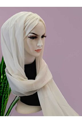 روسری نباتی شیفون Balbaytesettur - کد 849441585