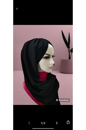 روسری مشکی شیفون Balbaytesettur - کد 849441603