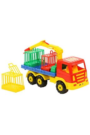 ماشین اسباب بازی نارنجی Polesie - کد 55591142