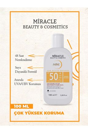کرم ضد آفتاب صورت SPF 50 + miraclekozmetik - کد 831518319