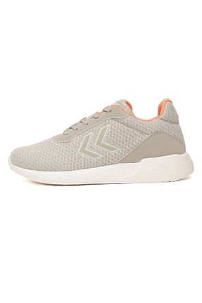 کفش اسنیکر بژ زنانه بند دار hummel - کد 847777035