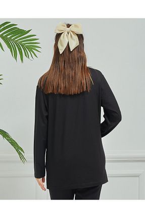 بلوز حجاب مشکی زنانه ویسکون Stilmony - کد 810412105