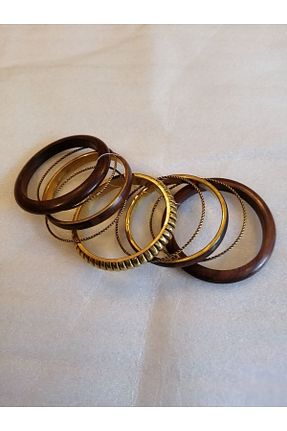 النگو قهوه ای زنانه 8 عیار Butik Tülin - کد 770330896