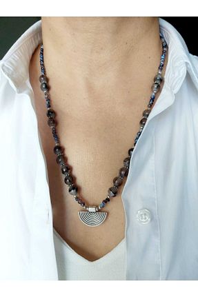 گردنبند جواهر قهوه ای زنانه اکریلیک DEVİ fashion - کد 781137429