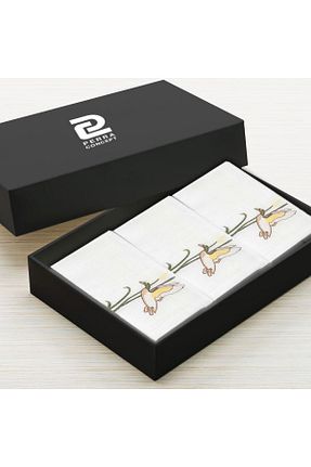 دستمال جیبی خاکی زنانه PERRA - کد 849577981