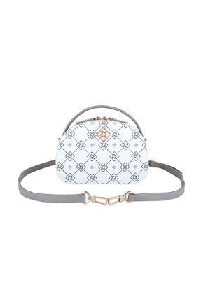 کیف پستچی نارنجی زنانه چرم مصنوعی Lamberti - کد 331843210