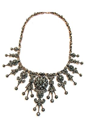گردنبند جواهر طلائی زنانه برنجی Aşina Gümüş - کد 67335203