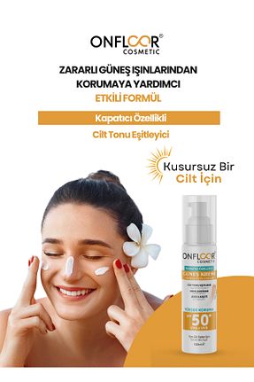 کرم ضد آفتاب صورت SPF 50 + ONFLOOR - کد 849625453