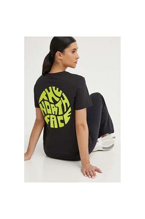 تیشرت اسپرت مشکی زنانه گشاد The North Face - کد 849631774