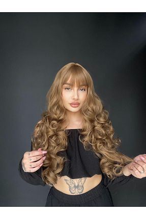 کلاه گیس زرد زنانه Suzan Peruk - کد 849631334