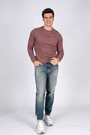 سوئیشرت صورتی مردانه ساده Lee Cooper - کد 849635540