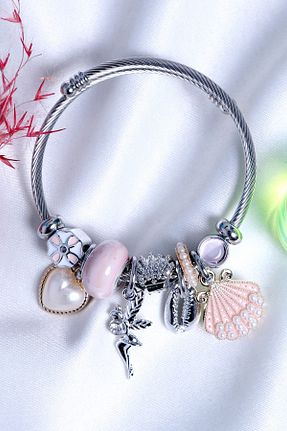 دستبند استیل (فولاد) متالیک زنانه استیل (فولاد) Bhs life - کد 359222948