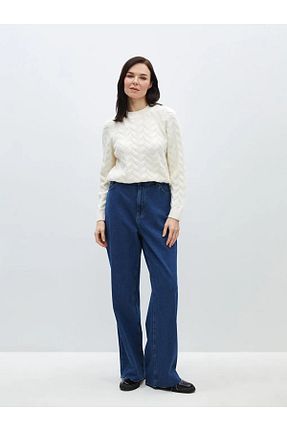 شلوار جین آبی زنانه پاچه لوله تفنگی LC Waikiki - کد 849715382