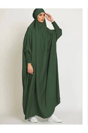 کلاه و ابایا سرمه ای زنانه پلی استر Şahane - کد 447268145